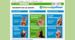 Desktop Screenshot of diemerapotheek.nl